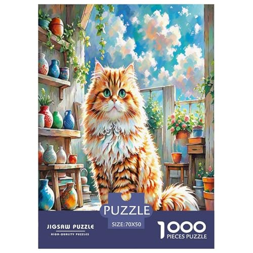 Selkirk REX 1000 Teile Tier Puzzles Premium Quality Familienspiel - Home Room Decoration Für Erwachsene Und Kinder Ab 12 Jahren Buntes Spielzeug 70x50cm/1000pcs von MMDASBVPE