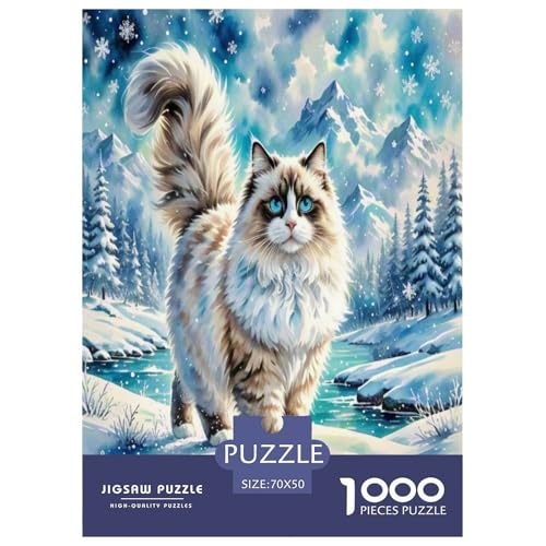 Selkirk REX 1000 Teile Tier Puzzles Premium Quality Pädagogisch - Home Room Decoration Für Erwachsene Und Kinder Ab 12 Jahren Wertvoll Geschenk Für 70x50cm/1000pcs von MMDASBVPE