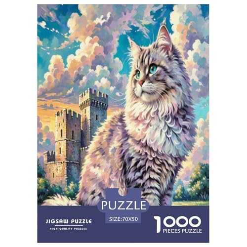 Selkirk REX 1000-teiliges Tier Puzzles Premium Quality Familienspiel - Home Room Decoration Für Erwachsene Und Kinder Ab 12 Jahren Wertvoll Geschenk Für 70x50cm/1000pcs von MMDASBVPE