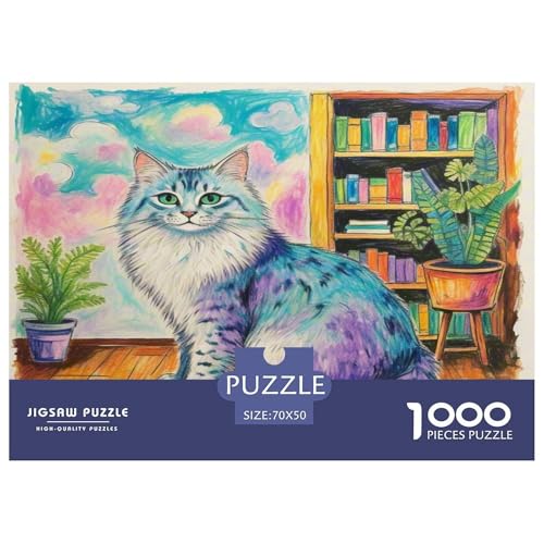 Selkirk REX 1000-teiliges Tier Puzzles Premium Quality Familienspiel - Home Room Decoration Für Erwachsene Und Kinder Ab 12 Jahren Wertvoll Geschenk Für 70x50cm/1000pcs von MMDASBVPE