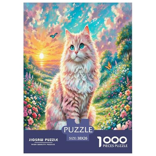 Selkirk REX 1000-teiliges Tier Puzzles Premium Quality Pädagogisch - Home Room Decoration Für Erwachsene Und Kinder Ab 12 Jahren Wertvoll Geschenk Für 38x26cm/1000pcs von MMDASBVPE