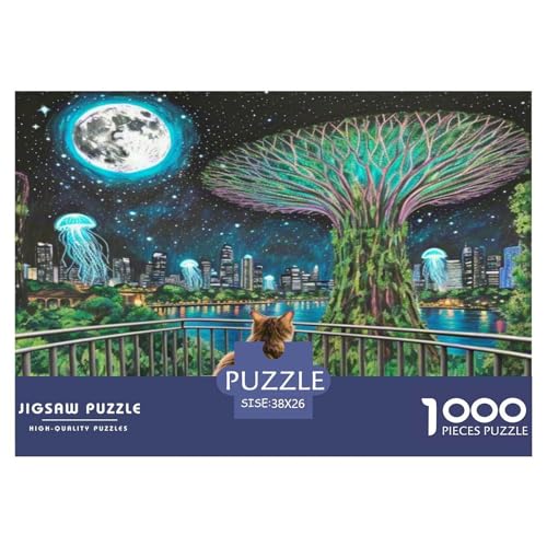 Singapur 1000 Teile Tier Puzzles Premium Quality Familienspiel - Home Room Decoration Für Erwachsene Und Kinder Ab 12 Jahren Buntes Spielzeug 38x26cm/1000pcs von MMDASBVPE