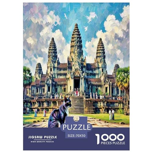 Singapur 1000 Teile Tier Puzzles Premium Quality Familienspiel - Home Room Decoration Für Erwachsene Und Kinder Ab 12 Jahren Buntes Spielzeug 70x50cm/1000pcs von MMDASBVPE