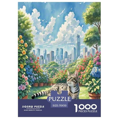 Singapur 1000 Teile Tier Puzzles Premium Quality Pädagogisch - Home Room Decoration Für Erwachsene Und Kinder Ab 12 Jahren Wertvoll Geschenk Für 70x50cm/1000pcs von MMDASBVPE