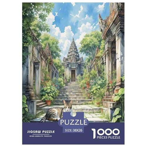 Singapur 1000-teiliges Tier Puzzles Premium Quality Familienspiel - Home Room Decoration Für Erwachsene Und Kinder Ab 12 Jahren Wertvoll Geschenk Für 38x26cm/1000pcs von MMDASBVPE