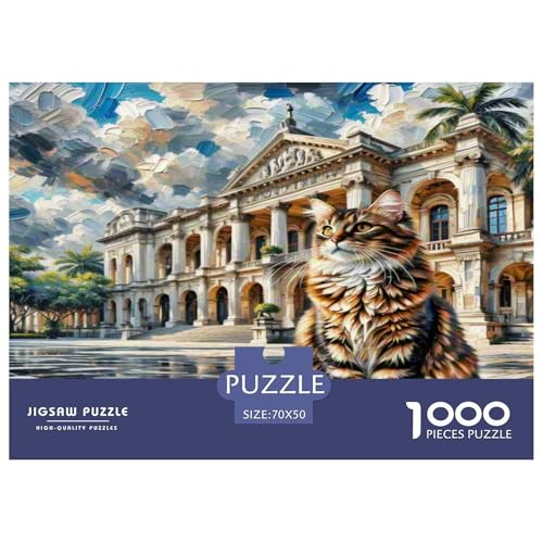 Singapur 1000-teiliges Tier Puzzles Premium Quality Familienspiel - Home Room Decoration Für Erwachsene Und Kinder Ab 12 Jahren Wertvoll Geschenk Für 70x50cm/1000pcs von MMDASBVPE