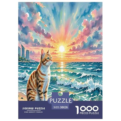 Singapur 1000-teiliges Tier Puzzles Premium Quality Pädagogisch - Home Room Decoration Für Erwachsene Und Kinder Ab 12 Jahren Buntes Spielzeug 38x26cm/1000pcs von MMDASBVPE