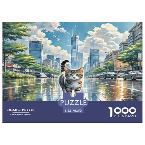 Singapur 1000-teiliges Tier Puzzles Premium Quality Pädagogisch - Home Room Decoration Für Erwachsene Und Kinder Ab 12 Jahren Buntes Spielzeug 70x50cm/1000pcs von MMDASBVPE