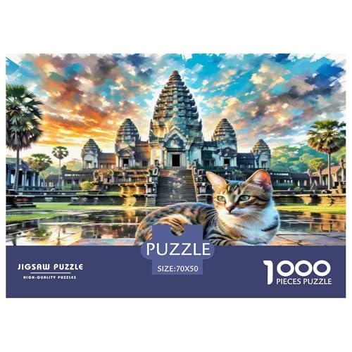 Singapur 1000-teiliges Tier Puzzles Premium Quality Pädagogisch - Home Room Decoration Für Erwachsene Und Kinder Ab 12 Jahren Wertvoll Geschenk Für 70x50cm/1000pcs von MMDASBVPE
