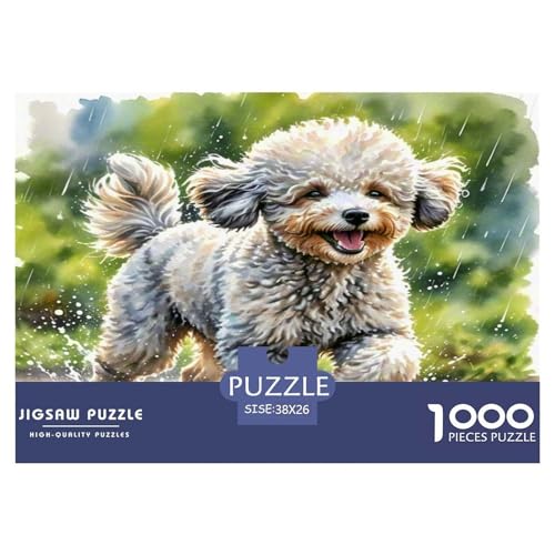 Teddy Hund 1000 Teile Tier Puzzles Premium Quality Pädagogisch - Home Room Decoration Für Erwachsene Und Kinder Ab 12 Jahren Geschenk Für Von 12 Jahren 38x26cm/1000pcs von MMDASBVPE