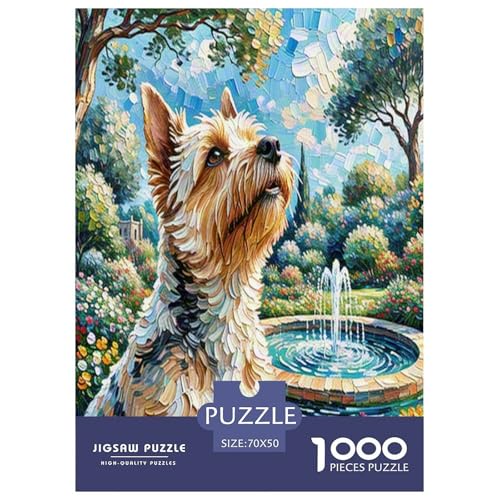 Walisischer Terrier 1000 Teile Tierhund Puzzles Premium Quality Familienspiel - Home Room Decoration Erwachsene Und Kinder Buntes Spielzeug 70x50cm/1000pcs Walisischer Terrier 1000 Teile Tierhund Puzzles Premium Quality Familienspiel - Home Room Decoration Erwachsene Und Kinder Buntes Spielzeug 70x50cm/1000pcs von MMDASBVPE