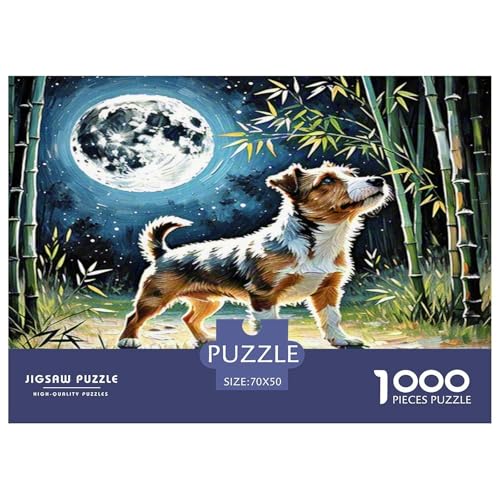 Walisischer Terrier 1000-teiliges Tierhund Puzzles Premium Quality Pädagogisch - Home Room Decoration Für Erwachsene Und Kinder Ab 12 Jahren Buntes Spielzeug 70x50cm/1000pcs Walisischer Terrier 1000-teiliges Tierhund Puzzles Premium Quality Pädagogisch - Home Room Decoration Für Erwachsene Und Kinder Ab 12 Jahren Buntes Spielzeug 70x50cm/1000pcs von MMDASBVPE