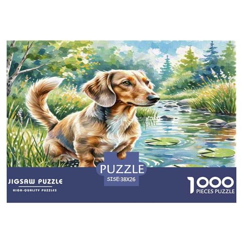 Wurst Hund 1000 Teile Tier Puzzles Herausforderndes Pädagogisch - Home Room Decoration Erwachsene Und Kinder Wertvoll Geschenk Für 38x26cm/1000pcs Wurst Hund 1000 Teile Tier Puzzles Herausforderndes Pädagogisch - Home Room Decoration Erwachsene Und Kinder Wertvoll Geschenk Für 38x26cm/1000pcs von MMDASBVPE