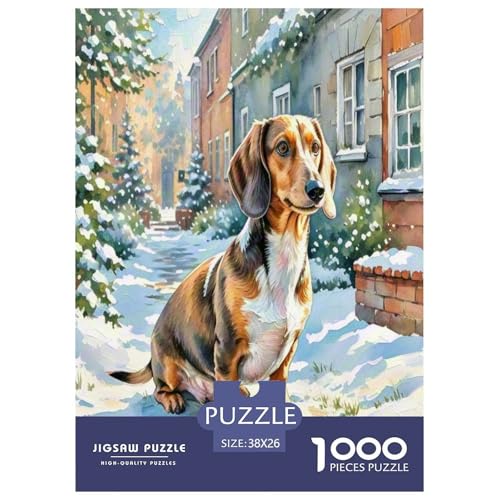 Wurst Hund 1000 Teile Tier Puzzles Herausforderndes Pädagogisch - Home Room Decoration Erwachsene Und Kinder Wertvoll Geschenk Für 38x26cm/1000pcs Wurst Hund 1000 Teile Tier Puzzles Herausforderndes Pädagogisch - Home Room Decoration Erwachsene Und Kinder Wertvoll Geschenk Für 38x26cm/1000pcs von MMDASBVPE