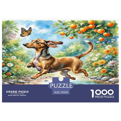 Wurst Hund 1000 Teile Tier Puzzles Premium Quality Familienspiel - Home Room Decoration Erwachsene Und Kinder Buntes Spielzeug 70x50cm/1000pcs Wurst Hund 1000 Teile Tier Puzzles Premium Quality Familienspiel - Home Room Decoration Erwachsene Und Kinder Buntes Spielzeug 70x50cm/1000pcs von MMDASBVPE