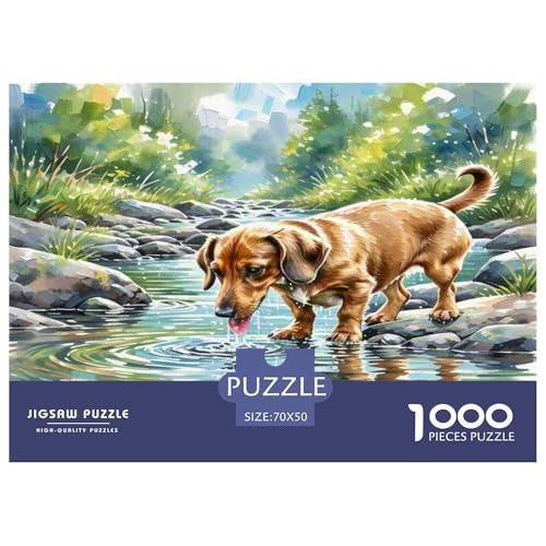 Wurst Hund 1000 Teile Tier Puzzles Premium Quality Familienspiel - Home Room Decoration Erwachsene Und Kinder Wertvoll Geschenk Für 70x50cm/1000pcs Wurst Hund 1000 Teile Tier Puzzles Premium Quality Familienspiel - Home Room Decoration Erwachsene Und Kinder Wertvoll Geschenk Für 70x50cm/1000pcs von MMDASBVPE