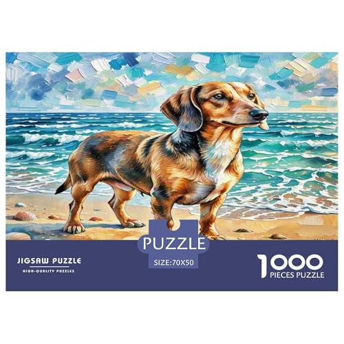 Wurst Hund 1000 Teile Tier Puzzles Premium Quality Familienspiel - Home Room Decoration Für Erwachsene Und Kinder Ab 12 Jahren Wertvoll Geschenk Für 70x50cm/1000pcs Wurst Hund 1000 Teile Tier Puzzles Premium Quality Familienspiel - Home Room Decoration Für Erwachsene Und Kinder Ab 12 Jahren Wertvoll Geschenk Für 70x50cm/1000pcs von MMDASBVPE