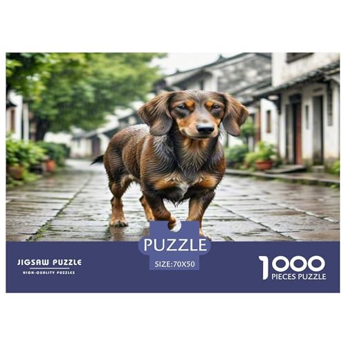 Wurst Hund 1000 Teile Tier Puzzles Premium Quality Familienspiel - Home Room Decoration Für Erwachsene Und Kinder Ab 12 Jahren Wertvoll Geschenk Für 70x50cm/1000pcs Wurst Hund 1000 Teile Tier Puzzles Premium Quality Familienspiel - Home Room Decoration Für Erwachsene Und Kinder Ab 12 Jahren Wertvoll Geschenk Für 70x50cm/1000pcs von MMDASBVPE