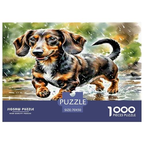 Wurst Hund 1000 Teile Tier Puzzles Premium Quality Pädagogisch - Home Room Decoration Erwachsene Und Kinder Geschenk Für Von 12 Jahren 70x50cm/1000pcs Wurst Hund 1000 Teile Tier Puzzles Premium Quality Pädagogisch - Home Room Decoration Erwachsene Und Kinder Geschenk Für Von 12 Jahren 70x50cm/1000pcs von MMDASBVPE