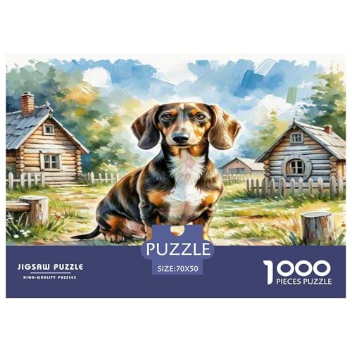 Wurst Hund 1000 Teile Tier Puzzles Premium Quality Pädagogisch - Home Room Decoration Für Erwachsene, Familien Passen Buntes Spielzeug 70x50cm/1000pcs Wurst Hund 1000 Teile Tier Puzzles Premium Quality Pädagogisch - Home Room Decoration Für Erwachsene, Familien Passen Buntes Spielzeug 70x50cm/1000pcs von MMDASBVPE