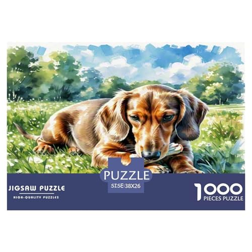 Wurst Hund 1000 Teile Tier Puzzles Premium Quality Pädagogisch - Home Room Decoration Für Erwachsene, Familien Passen Geschenk Für Kinder Von 12 Jahren 38x26cm/1000pcs Wurst Hund 1000 Teile Tier Puzzles Premium Quality Pädagogisch - Home Room Decoration Für Erwachsene, Familien Passen Geschenk Für Kinder Von 12 Jahren 38x26cm/1000pcs von MMDASBVPE