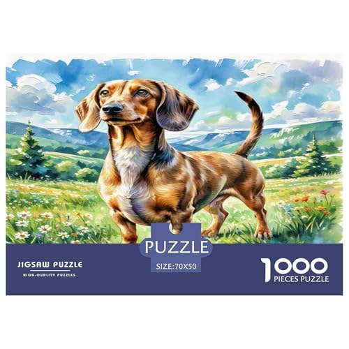 Wurst Hund 1000 Teile Tier Puzzles Premium Quality Pädagogisch - Home Room Decoration Für Erwachsene, Familien Passen Geschenk Für Kinder Von 12 Jahren 70x50cm/1000pcs Wurst Hund 1000 Teile Tier Puzzles Premium Quality Pädagogisch - Home Room Decoration Für Erwachsene, Familien Passen Geschenk Für Kinder Von 12 Jahren 70x50cm/1000pcs von MMDASBVPE
