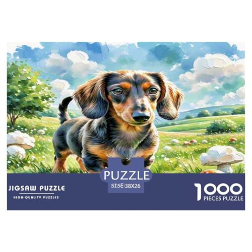 Wurst Hund 1000 Teile Tier Puzzles Premium Quality Pädagogisch - Home Room Decoration Für Erwachsene, Familien Passen Wertvoll Geschenk Für Kinder 38x26cm/1000pcs Wurst Hund 1000 Teile Tier Puzzles Premium Quality Pädagogisch - Home Room Decoration Für Erwachsene, Familien Passen Wertvoll Geschenk Für Kinder 38x26cm/1000pcs von MMDASBVPE