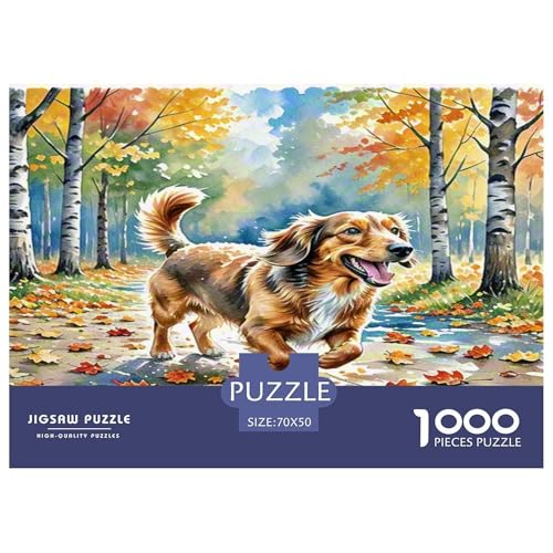 Wurst Hund 1000 Teile Tier Puzzles Premium Quality Pädagogisch - Home Room Decoration Für Erwachsene Und Kinder Ab 12 Jahren Geschenk Für Von 12 Jahren 70x50cm/1000pcs Wurst Hund 1000 Teile Tier Puzzles Premium Quality Pädagogisch - Home Room Decoration Für Erwachsene Und Kinder Ab 12 Jahren Geschenk Für Von 12 Jahren 70x50cm/1000pcs von MMDASBVPE