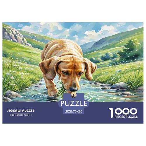 Wurst Hund 1000 Teile Tier Puzzles Premium Quality Pädagogisch - Home Room Decoration Unterhaltung Für Erwachsene Und Kinder Geschenk Für Von 12 Jahren 70x50cm/1000pcs Wurst Hund 1000 Teile Tier Puzzles Premium Quality Pädagogisch - Home Room Decoration Unterhaltung Für Erwachsene Und Kinder Geschenk Für Von 12 Jahren 70x50cm/1000pcs von MMDASBVPE