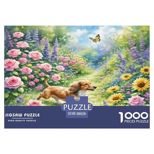Wurst Hund 1000-teiliges Tier Puzzles Herausforderndes Pädagogisch - Home Room Decoration Erwachsene Und Kinder Wertvoll Geschenk Für 38x26cm/1000pcs Wurst Hund 1000-teiliges Tier Puzzles Herausforderndes Pädagogisch - Home Room Decoration Erwachsene Und Kinder Wertvoll Geschenk Für 38x26cm/1000pcs von MMDASBVPE