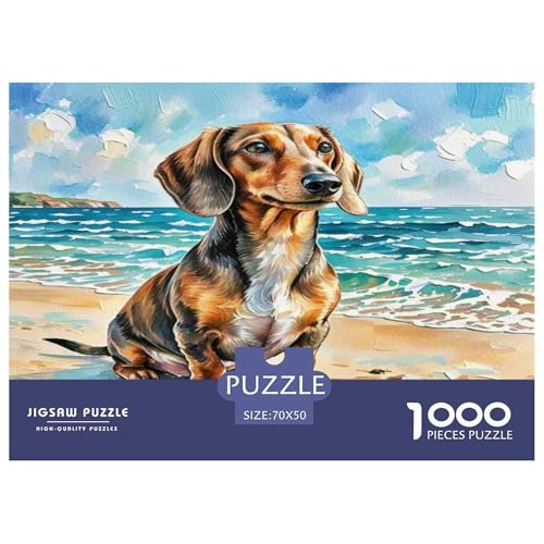 Wurst Hund 1000-teiliges Tier Puzzles Premium Quality Familienspiel - Home Room Decoration Erwachsene Und Kinder Wertvoll Geschenk Für 70x50cm/1000pcs Wurst Hund 1000-teiliges Tier Puzzles Premium Quality Familienspiel - Home Room Decoration Erwachsene Und Kinder Wertvoll Geschenk Für 70x50cm/1000pcs von MMDASBVPE