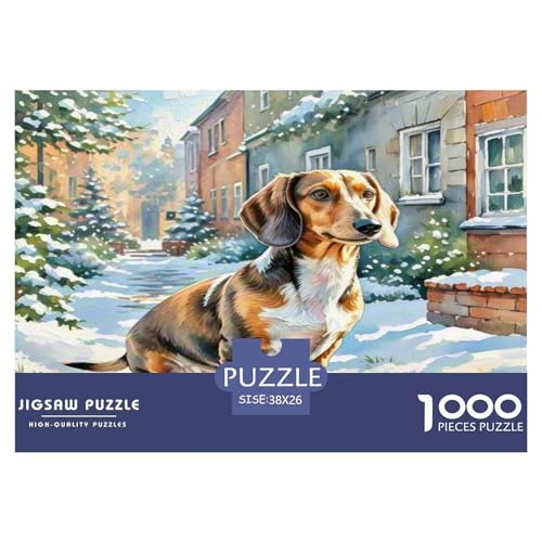 Wurst Hund 1000-teiliges Tier Puzzles Premium Quality Familienspiel - Home Room Decoration Für Erwachsene, Familien Passen Geschenk Für Kinder Von 12 Jahren 38x26cm/1000pcs Wurst Hund 1000-teiliges Tier Puzzles Premium Quality Familienspiel - Home Room Decoration Für Erwachsene, Familien Passen Geschenk Für Kinder Von 12 Jahren 38x26cm/1000pcs von MMDASBVPE