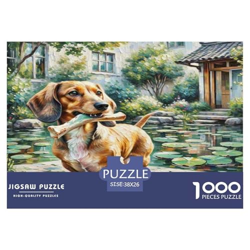 Wurst Hund 1000-teiliges Tier Puzzles Premium Quality Familienspiel - Home Room Decoration Für Erwachsene Und Kinder Ab 12 Jahren Buntes Spielzeug 38x26cm/1000pcs Wurst Hund 1000-teiliges Tier Puzzles Premium Quality Familienspiel - Home Room Decoration Für Erwachsene Und Kinder Ab 12 Jahren Buntes Spielzeug 38x26cm/1000pcs von MMDASBVPE
