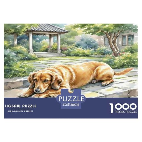 Wurst Hund 1000-teiliges Tier Puzzles Premium Quality Familienspiel - Home Room Decoration Für Erwachsene Und Kinder Ab 12 Jahren Geschenk Für Von 12 Jahren 38x26cm/1000pcs Wurst Hund 1000-teiliges Tier Puzzles Premium Quality Familienspiel - Home Room Decoration Für Erwachsene Und Kinder Ab 12 Jahren Geschenk Für Von 12 Jahren 38x26cm/1000pcs von MMDASBVPE