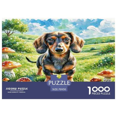 Wurst Hund 1000-teiliges Tier Puzzles Premium Quality Familienspiel - Home Room Decoration Für Erwachsene Und Kinder Ab 12 Jahren Wertvoll Geschenk Für 70x50cm/1000pcs Wurst Hund 1000-teiliges Tier Puzzles Premium Quality Familienspiel - Home Room Decoration Für Erwachsene Und Kinder Ab 12 Jahren Wertvoll Geschenk Für 70x50cm/1000pcs von MMDASBVPE