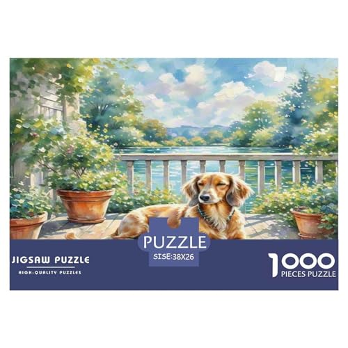 Wurst Hund 1000-teiliges Tier Puzzles Premium Quality Familienspiel - Home Room Decoration Unterhaltung Für Erwachsene Und Kinder Buntes Spielzeug 38x26cm/1000pcs Wurst Hund 1000-teiliges Tier Puzzles Premium Quality Familienspiel - Home Room Decoration Unterhaltung Für Erwachsene Und Kinder Buntes Spielzeug 38x26cm/1000pcs von MMDASBVPE