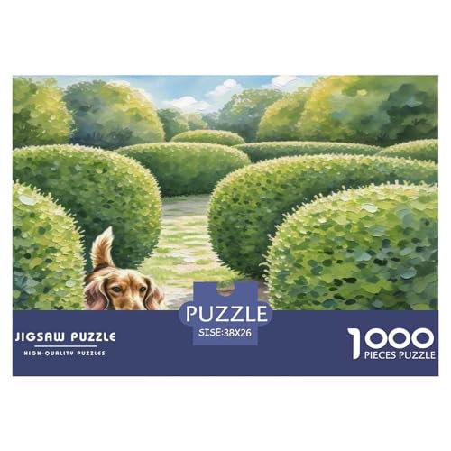 Wurst Hund 1000-teiliges Tier Puzzles Premium Quality Familienspiel - Home Room Decoration Unterhaltung Für Erwachsene Und Kinder Geschenk Für Von 12 Jahren 38x26cm/1000pcs Wurst Hund 1000-teiliges Tier Puzzles Premium Quality Familienspiel - Home Room Decoration Unterhaltung Für Erwachsene Und Kinder Geschenk Für Von 12 Jahren 38x26cm/1000pcs von MMDASBVPE