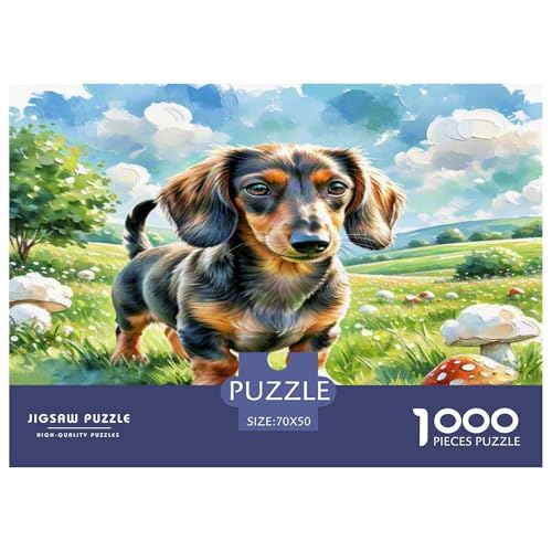 Wurst Hund 1000-teiliges Tier Puzzles Premium Quality Familienspiel - Home Room Decoration Unterhaltung Für Erwachsene Und Kinder Geschenk Für Von 12 Jahren 70x50cm/1000pcs Wurst Hund 1000-teiliges Tier Puzzles Premium Quality Familienspiel - Home Room Decoration Unterhaltung Für Erwachsene Und Kinder Geschenk Für Von 12 Jahren 70x50cm/1000pcs von MMDASBVPE