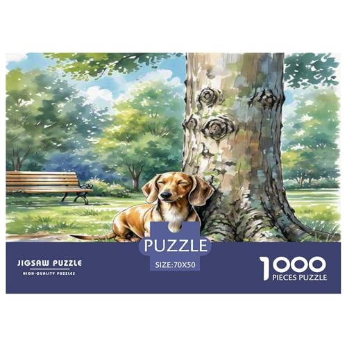 Wurst Hund 1000-teiliges Tier Puzzles Premium Quality Familienspiel - Home Room Decoration Unterhaltung Für Erwachsene Und Kinder Geschenk Für Von 12 Jahren 70x50cm/1000pcs Wurst Hund 1000-teiliges Tier Puzzles Premium Quality Familienspiel - Home Room Decoration Unterhaltung Für Erwachsene Und Kinder Geschenk Für Von 12 Jahren 70x50cm/1000pcs von MMDASBVPE