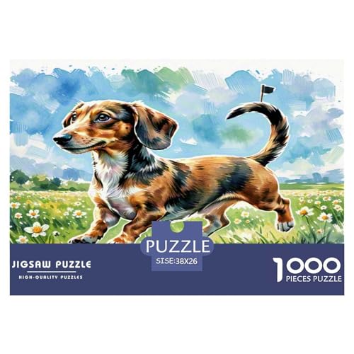 Wurst Hund 1000-teiliges Tier Puzzles Premium Quality Familienspiel - Home Room Decoration Unterhaltung Für Erwachsene Und Kinder Wertvoll Geschenk Für 38x26cm/1000pcs Wurst Hund 1000-teiliges Tier Puzzles Premium Quality Familienspiel - Home Room Decoration Unterhaltung Für Erwachsene Und Kinder Wertvoll Geschenk Für 38x26cm/1000pcs von MMDASBVPE