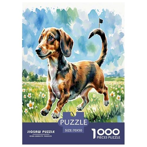 Wurst Hund 1000-teiliges Tier Puzzles Premium Quality Familienspiel - Home Room Decoration Unterhaltung Für Erwachsene Und Kinder Wertvoll Geschenk Für 70x50cm/1000pcs Wurst Hund 1000-teiliges Tier Puzzles Premium Quality Familienspiel - Home Room Decoration Unterhaltung Für Erwachsene Und Kinder Wertvoll Geschenk Für 70x50cm/1000pcs von MMDASBVPE