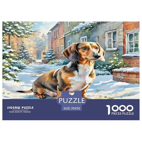 Wurst Hund 1000-teiliges Tier Puzzles Premium Quality Familienspiel - Home Room Decoration Unterhaltung Für Erwachsene Und Kinder Wertvoll Geschenk Für 70x50cm/1000pcs Wurst Hund 1000-teiliges Tier Puzzles Premium Quality Familienspiel - Home Room Decoration Unterhaltung Für Erwachsene Und Kinder Wertvoll Geschenk Für 70x50cm/1000pcs von MMDASBVPE
