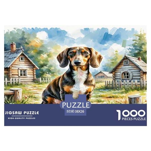 Wurst Hund 1000-teiliges Tier Puzzles Premium Quality Pädagogisch - Home Room Decoration Erwachsene Und Kinder Geschenk Für Von 12 Jahren 38x26cm/1000pcs Wurst Hund 1000-teiliges Tier Puzzles Premium Quality Pädagogisch - Home Room Decoration Erwachsene Und Kinder Geschenk Für Von 12 Jahren 38x26cm/1000pcs von MMDASBVPE