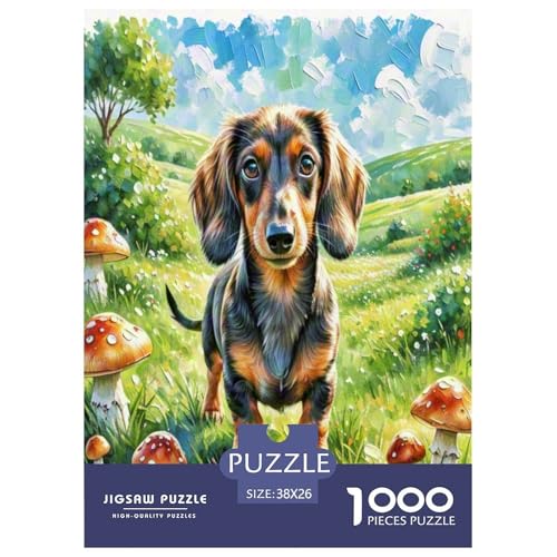 Wurst Hund 1000-teiliges Tier Puzzles Premium Quality Pädagogisch - Home Room Decoration Erwachsene Und Kinder Wertvoll Geschenk Für 38x26cm/1000pcs Wurst Hund 1000-teiliges Tier Puzzles Premium Quality Pädagogisch - Home Room Decoration Erwachsene Und Kinder Wertvoll Geschenk Für 38x26cm/1000pcs von MMDASBVPE