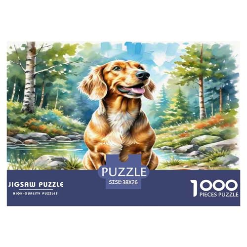 Wurst Hund 1000-teiliges Tier Puzzles Premium Quality Pädagogisch - Home Room Decoration Erwachsene Und Kinder Wertvoll Geschenk Für 38x26cm/1000pcs Wurst Hund 1000-teiliges Tier Puzzles Premium Quality Pädagogisch - Home Room Decoration Erwachsene Und Kinder Wertvoll Geschenk Für 38x26cm/1000pcs von MMDASBVPE