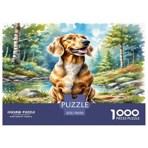 Wurst Hund 1000-teiliges Tier Puzzles Premium Quality Pädagogisch - Home Room Decoration Erwachsene Und Kinder Wertvoll Geschenk Für 70x50cm/1000pcs Wurst Hund 1000-teiliges Tier Puzzles Premium Quality Pädagogisch - Home Room Decoration Erwachsene Und Kinder Wertvoll Geschenk Für 70x50cm/1000pcs von MMDASBVPE