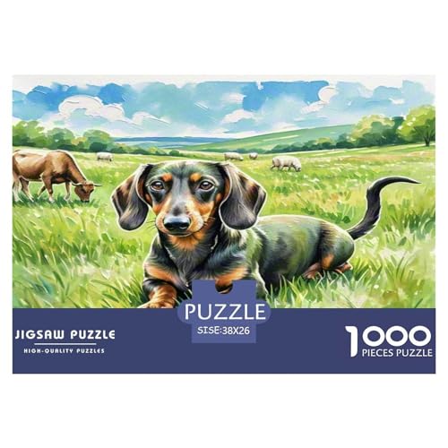 Wurst Hund 1000-teiliges Tier Puzzles Premium Quality Pädagogisch - Home Room Decoration Für Erwachsene Und Kinder Ab 12 Jahren Buntes Spielzeug 38x26cm/1000pcs Wurst Hund 1000-teiliges Tier Puzzles Premium Quality Pädagogisch - Home Room Decoration Für Erwachsene Und Kinder Ab 12 Jahren Buntes Spielzeug 38x26cm/1000pcs von MMDASBVPE