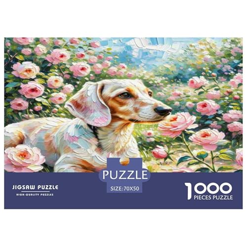 Wurst Hund 1000-teiliges Tier Puzzles Premium Quality Pädagogisch - Home Room Decoration Für Erwachsene Und Kinder Ab 12 Jahren Geschenk Für Von 12 Jahren 70x50cm/1000pcs Wurst Hund 1000-teiliges Tier Puzzles Premium Quality Pädagogisch - Home Room Decoration Für Erwachsene Und Kinder Ab 12 Jahren Geschenk Für Von 12 Jahren 70x50cm/1000pcs von MMDASBVPE