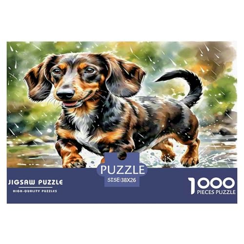 Wurst Hund 1000-teiliges Tier Puzzles Premium Quality Pädagogisch - Home Room Decoration Für Erwachsene Und Kinder Ab 12 Jahren Wertvoll Geschenk Für 38x26cm/1000pcs Wurst Hund 1000-teiliges Tier Puzzles Premium Quality Pädagogisch - Home Room Decoration Für Erwachsene Und Kinder Ab 12 Jahren Wertvoll Geschenk Für 38x26cm/1000pcs von MMDASBVPE