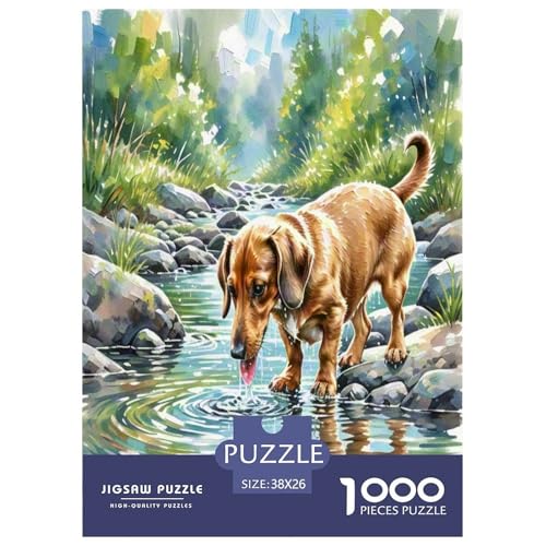Wurst Hund 1000-teiliges Tier Puzzles Premium Quality Pädagogisch - Home Room Decoration Unterhaltung Für Erwachsene Und Kinder Buntes Spielzeug 38x26cm/1000pcs Wurst Hund 1000-teiliges Tier Puzzles Premium Quality Pädagogisch - Home Room Decoration Unterhaltung Für Erwachsene Und Kinder Buntes Spielzeug 38x26cm/1000pcs von MMDASBVPE